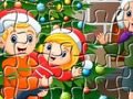 თამაში Xmas სადღესასწაულო Jigsaw  ონლაინ