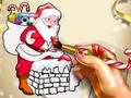 თამაში საშობაო სანტას შეღებვა  ონლაინ