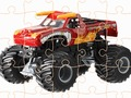 თამაში Monster Truck Jigsaw გამოწვევა  ონლაინ
