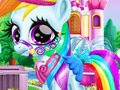 თამაში Rainbow Pony ზრუნვა  ონლაინ