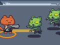 თამაში Cat Gunner vs Zombies ონლაინ