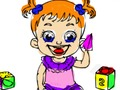თამაში სკოლაში დაბრუნება: Baby Doll Coloring  ონლაინ
