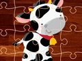თამაში Cartoon Farm Animal Puzzle  ონლაინ
