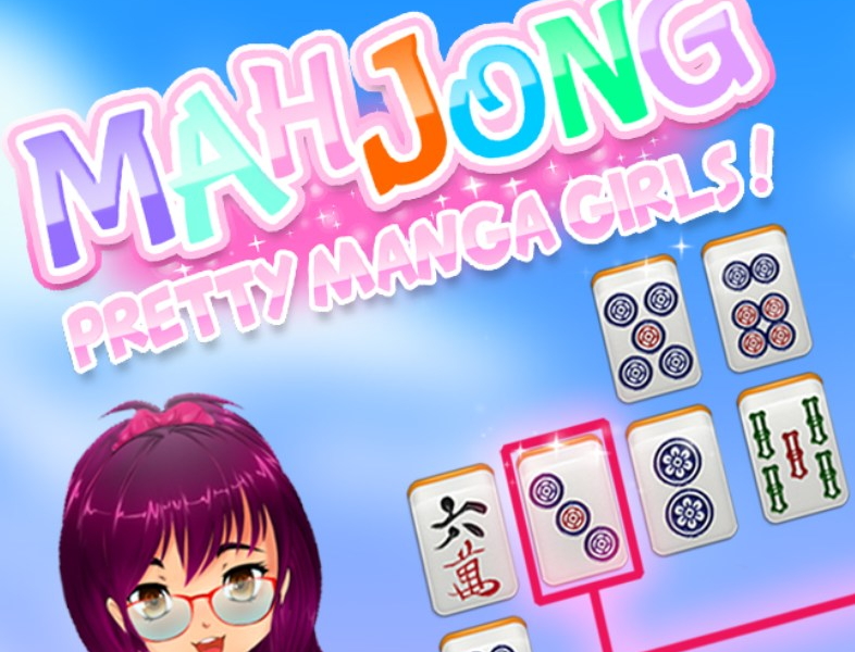 თამაში Mahjong Pretty მანგას გოგონები  ონლაინ