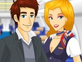 თამაში საჰაერო დიასახლისი Kissing  ონლაინ