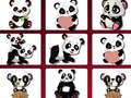 თამაში Cute Panda მეხსიერება გამოწვევა  ონლაინ