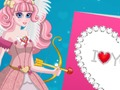 თამაში Cute Cupid ემზადება ვალენტინობის დღისთვის  ონლაინ