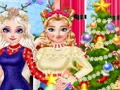 თამაში Princess Perfect Christmas Party მოსამზადებელი  ონლაინ