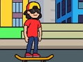 თამაში Skateboard Wheelie ონლაინ