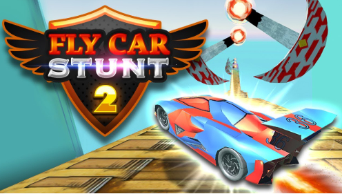 თამაში ფრენა მანქანის stunt 2 ონლაინ
