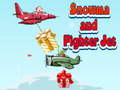 თამაში ონლაინ თამაში Snowman and Fighter Jet  ონლაინ