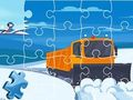 თამაში ზამთრის სატვირთო მანქანები Jigsaw  ონლაინ