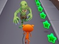 თამაში Angry Cat Run Zombies ხეივანში  ონლაინ