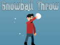 თამაში ონლაინ თამაში Snowball Throw  ონლაინ