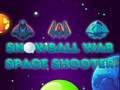თამაში Snowball War: კოსმოსური მსროლელი ონლაინ