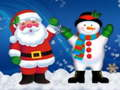 თამაში საშობაო Snowman Jigsaw Puzzle  ონლაინ