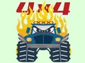 თამაში Monster Trucks საღებარი გვერდები  ონლაინ