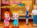 თამაში Baby Hazel სწავლობს მანერებს  ონლაინ