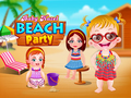 თამაში Baby Hazel Beach Party ონლაინ