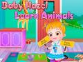 თამაში Baby Hazel ისწავლეთ ცხოველები ონლაინ