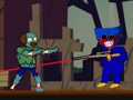 თამაში Huggy wuggy vs zombies ონლაინ