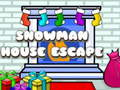 თამაში Snowman House გაქცევა ონლაინ