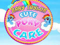 თამაში Baby Taylor Cute Pony Care ონლაინ