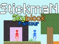 თამაში სტიკმანი Skyblock Parkour ონლაინ