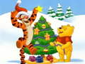 თამაში ვინი პუხი საშობაო Jigsaw Puzzle  ონლაინ
