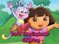 თამაში დორა Explorer Coloring  ონლაინ