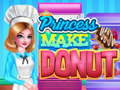 თამაში ონლაინ თამაში Princess Make Donut სამზარეულო  ონლაინ