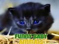 თამაში ონლაინ თამაში Funny Baby Animals  ონლაინ