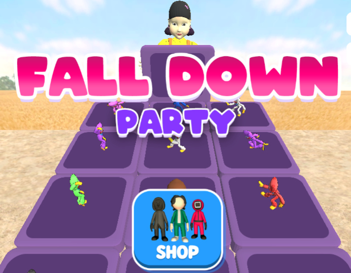 თამაში Fall Down Party ონლაინ