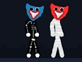 თამაში Stickman Huggy Creepy Holiday  ონლაინ