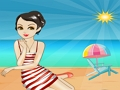 თამაში Beach Girl Dressup ონლაინ