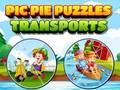 თამაში Pic Pie Puzzles Transports ონლაინ