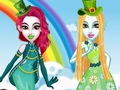 თამაში მწვანე Vs Rainbow მოდის ბრძოლა  ონლაინ