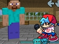 თამაში პარასკევი ღამის Funkin' VS სტივ Minecraft-დან  ონლაინ