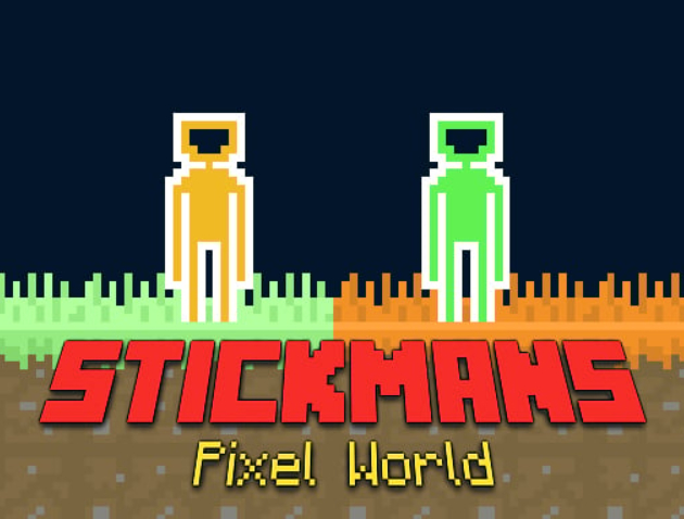 თამაში Stickmans Pixel World ონლაინ