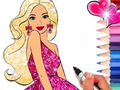 თამაში საღებარი წიგნი: Barbie  ონლაინ