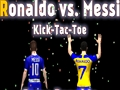 თამაში მესი vs რონალდუ Kick Tac Toe  ონლაინ