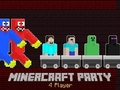 თამაში MineCraft Party 4 მოთამაშე  ონლაინ