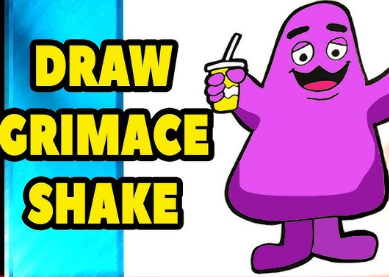 თამაში Grimace Shake: დახატე და წაშალე  ონლაინ