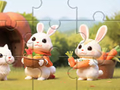 თამაში Jigsaw Puzzle: კურდღლები სტაფილოებით  ონლაინ