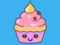 თამაში საღებარი წიგნი: Cupcake  ონლაინ