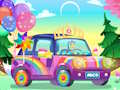 თამაში დეკორი Rainbow Car  ონლაინ