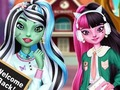 თამაში Monster გოგონები უკან სკოლაში  ონლაინ