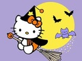 თამაში საღებარი წიგნი: Kitty Halloween  ონლაინ
