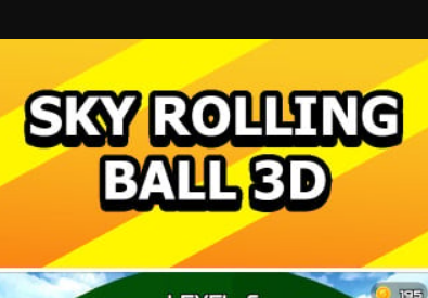 თამაში Sky Stunts Rolling Ball 3D ონლაინ