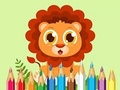 თამაში საღებარი წიგნი: Baby Lion  ონლაინ